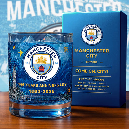 Personalized MC 146 Years Anniversary Whisky , MC Whiskey Glass