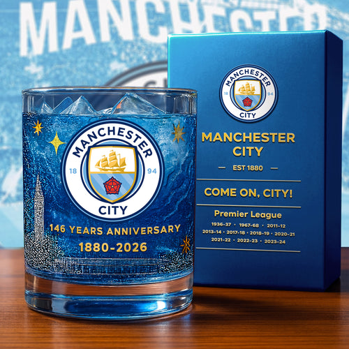 Personalized MC 146 Years Anniversary Whisky , MC Whiskey Glass