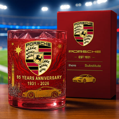 Personalized Pors 95 Years Anniversary Whisky , Pors Whiskey Glass