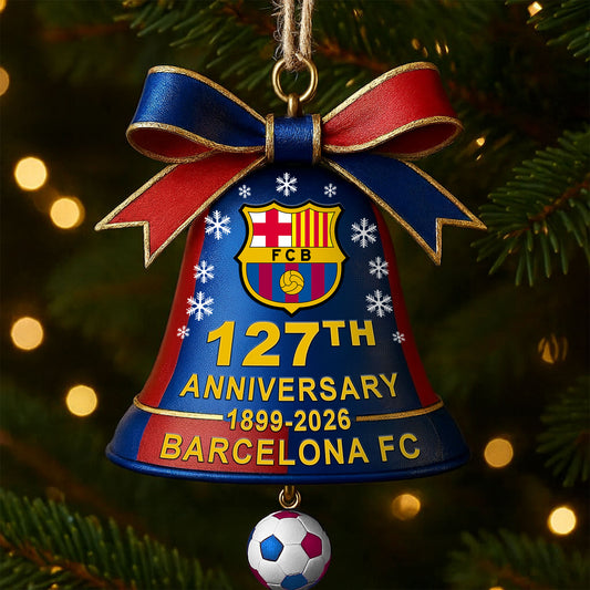 Jinger Barca FC 127th Anniversary Christmas Ornament
