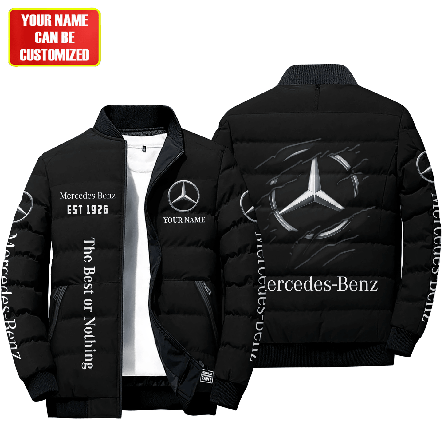 Personalized Merc 1926 Puffer Jacket 3D