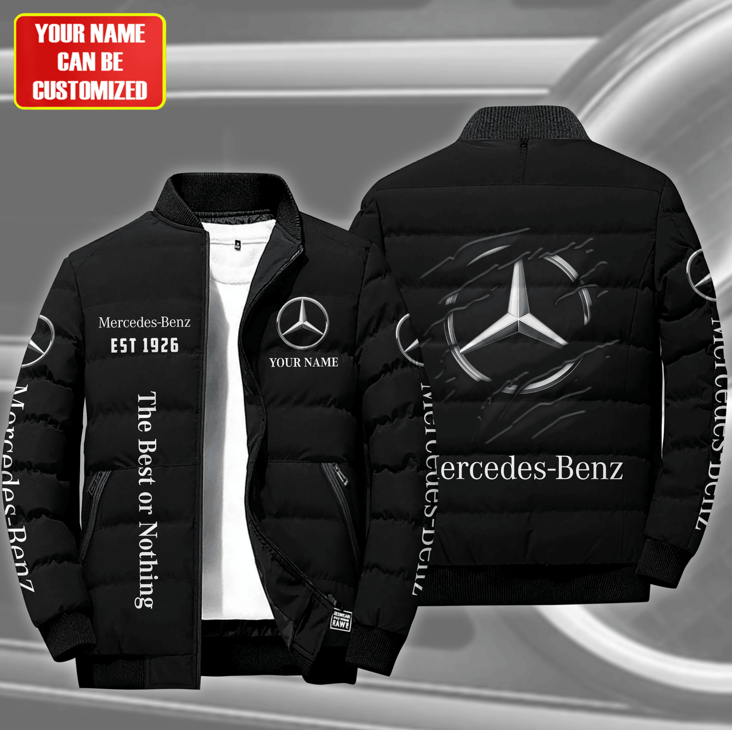 Personalized Merc 1926 Puffer Jacket 3D