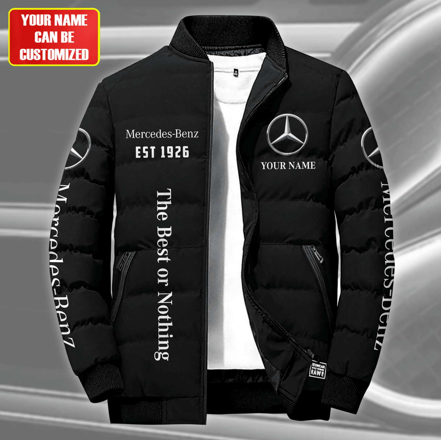 Personalized Merc 1926 Puffer Jacket 3D