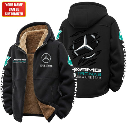 Personalized Merc AMG Petronas Warm Fleece Jacket