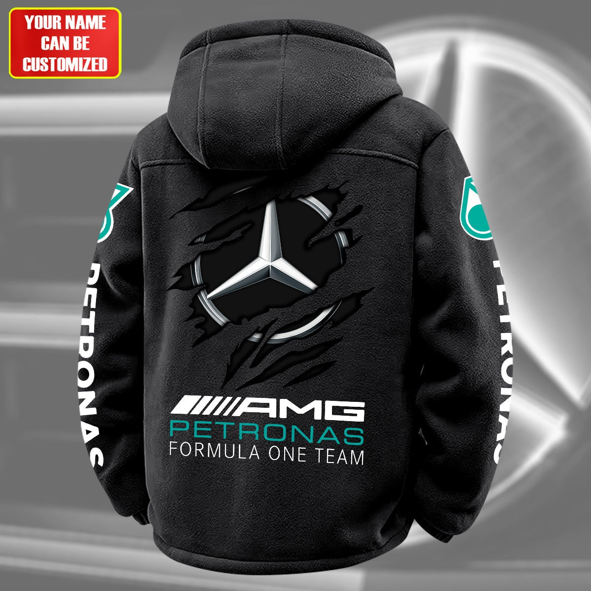 Personalized Merc AMG Petronas Warm Fleece Jacket