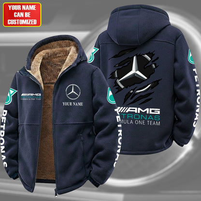 Personalized Merc AMG Petronas Warm Fleece Jacket