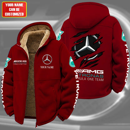 Personalized Merc AMG Petronas Warm Fleece Jacket