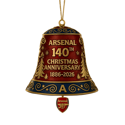 Jinger Arsenal 140th Anniversary Christmas Ornament V4