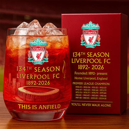 Personalized LVP 134 Years Anniversary Whisky , LVP Whiskey Glass V3