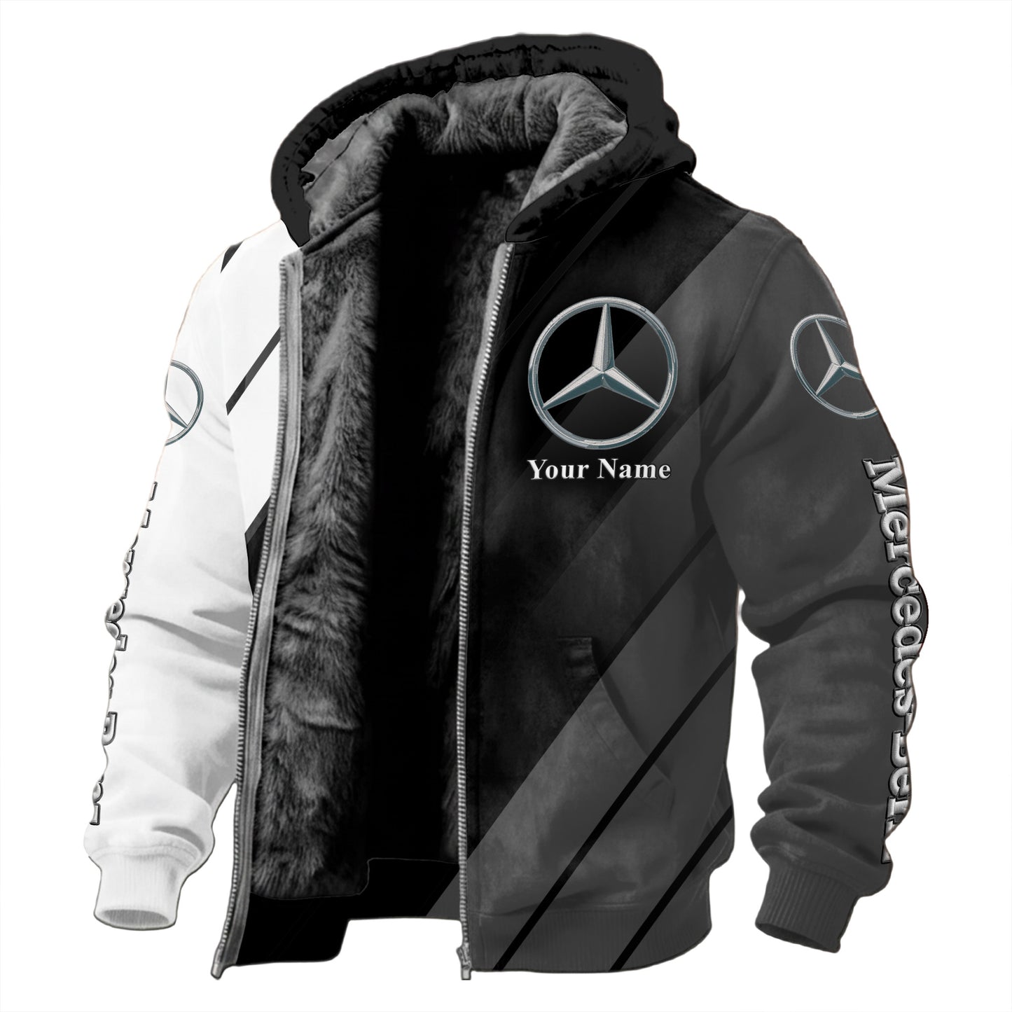 Personalized Merc Fleece inside Jacket V2
