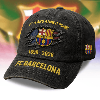 Personalized Barca FC 127 Years Anniversary Classic Cap