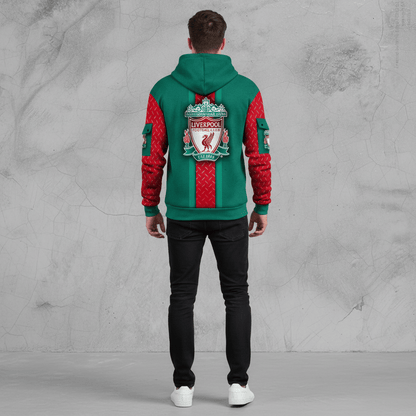 Personalized Lvp 3D Half Zip-Hoodie