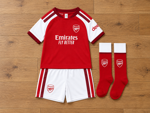 Arsenal 26/27 Soccer Jersey Kit & Shorts with Socks Set for Boys and Girls Vintage Youth Sizes