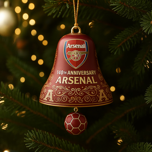 Jinger Arsenal 140th Anniversary Christmas Ornament