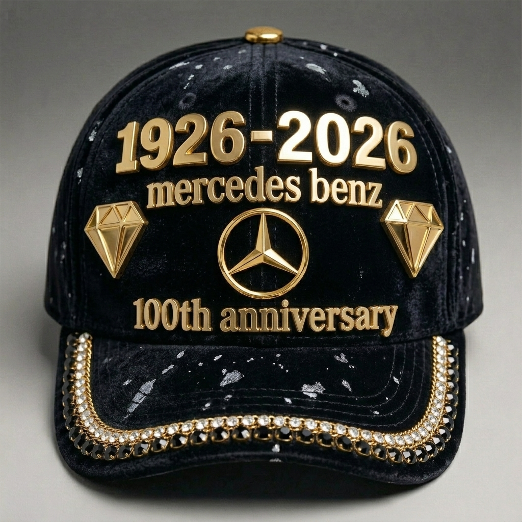 Merc Luxury Jewel 100th Anniversary Classic Cap (1926-2026)