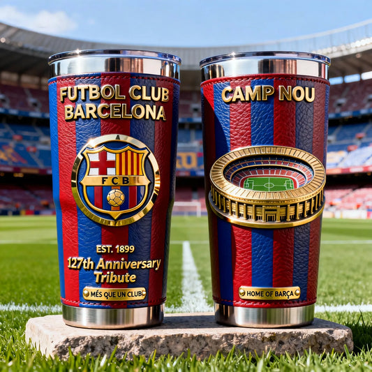 Barcelona Football Club Anniversary Premium Stainless Tumbler