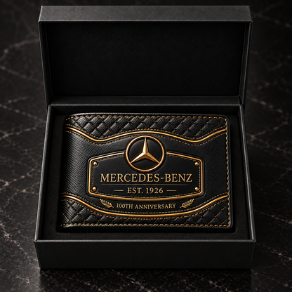 Merc 100TH Anniversary Gold Edition 2026 Leather Wallet