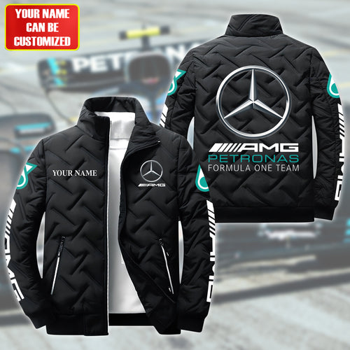 Personalized Merc Petronas Puffer Jacket