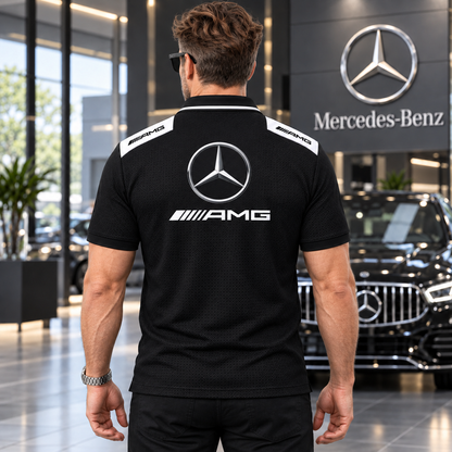 Personalized Merc AMG Division Zipper Polo ,T-shirt, Hoodie , Short , Polo , hawaii