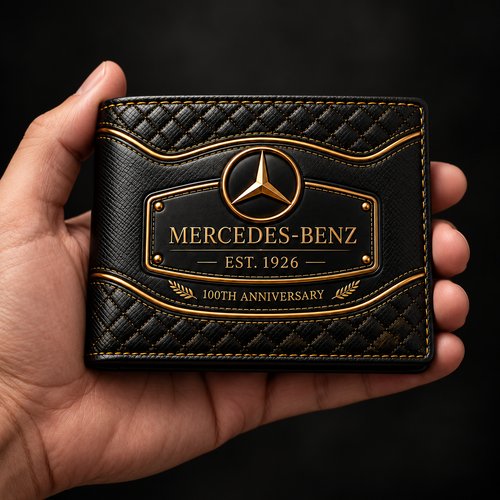 Merc 100TH Anniversary Gold Edition 2026 Leather Wallet