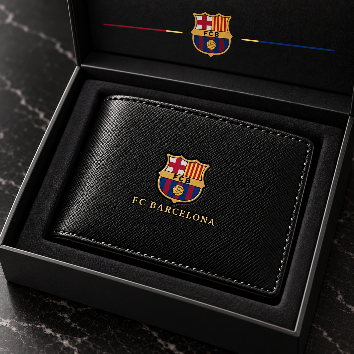 Barca FC 2026 Luxury Leather Wallet