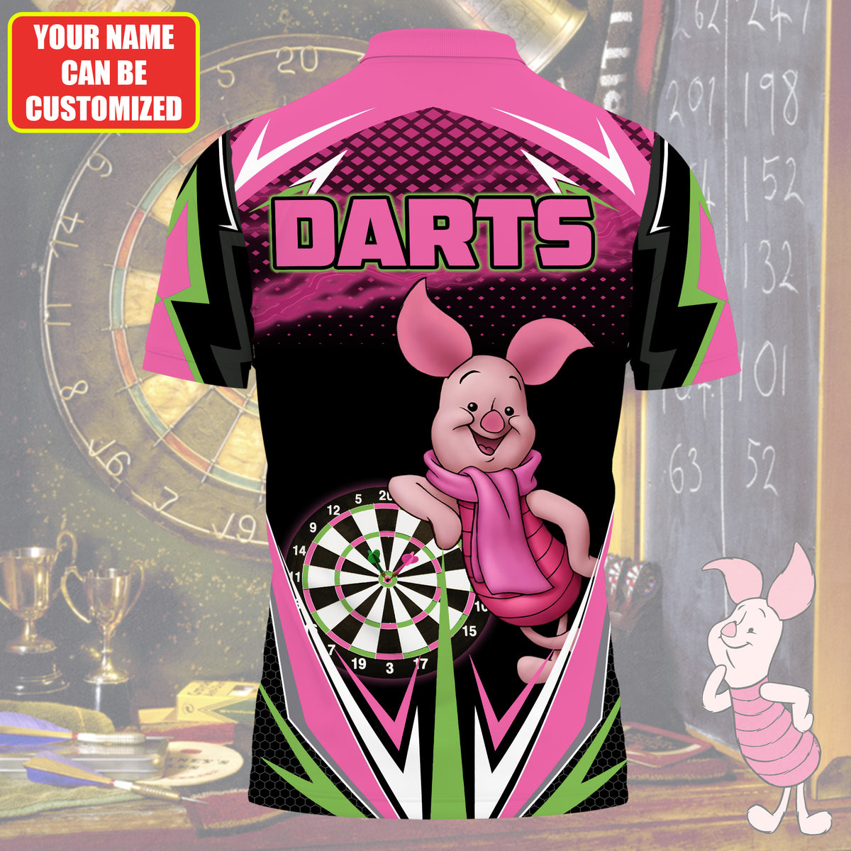 Personalized Name PL Darts All Over Printed Unisex Shirt Q090402