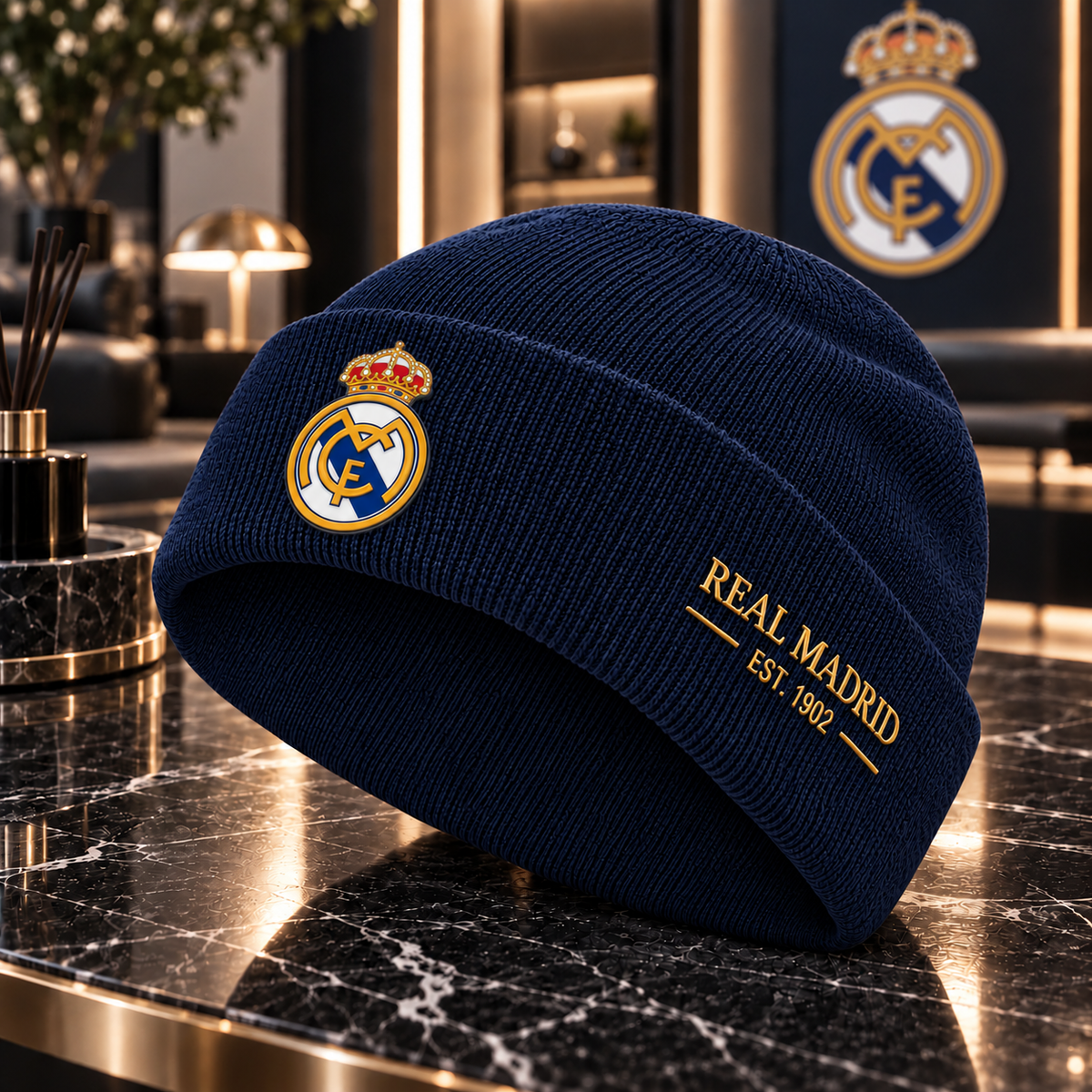 Real Classic Cuff Est.1902 Beanie Hat