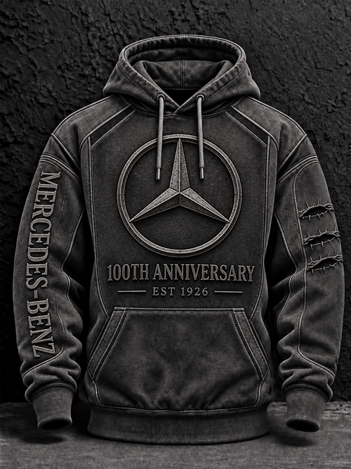 Personalized Merc 100TH Anniversary Brush Unisex Hoodie (1926-2026)