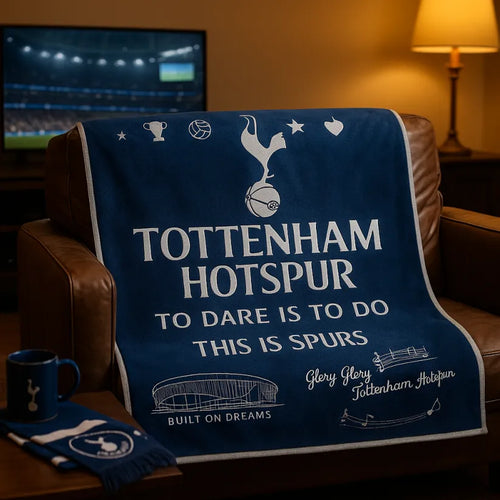 Tottenham FC Glory Match Day 3D Fleece Blanket