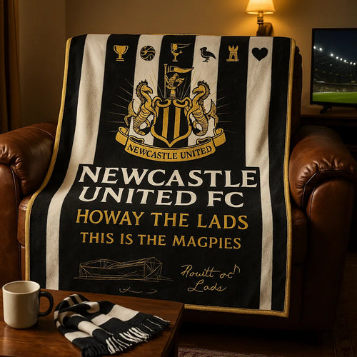 Newcastle United FC Glory Match Day 3D Fleece Blanket