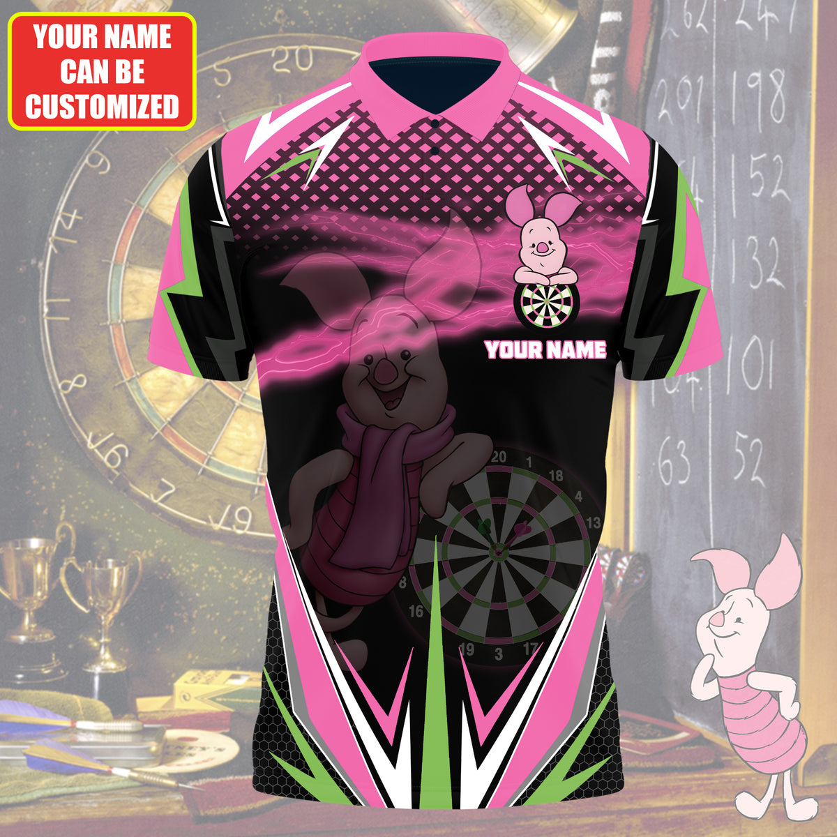 Personalized Name PL Darts All Over Printed Unisex Shirt Q090402