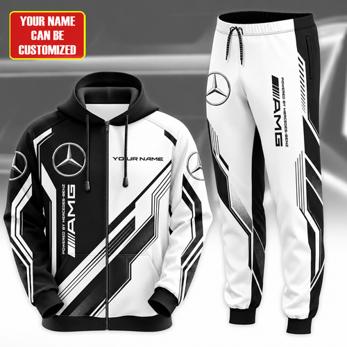 Personalized Merc AMG 2026 3D All over Printed Hoodie and Sweatpants set
