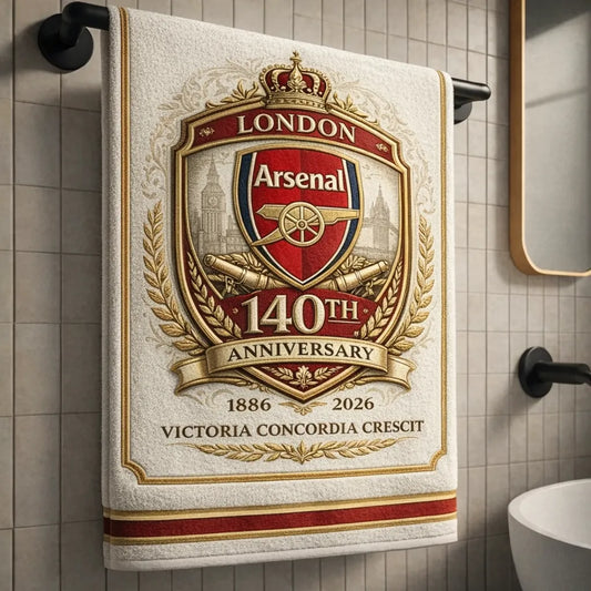 Arsenal 140 Years Anniversary Premium Sports Towel