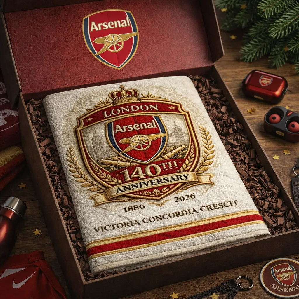 Arsenal 140 Years Anniversary Premium Sports Towel
