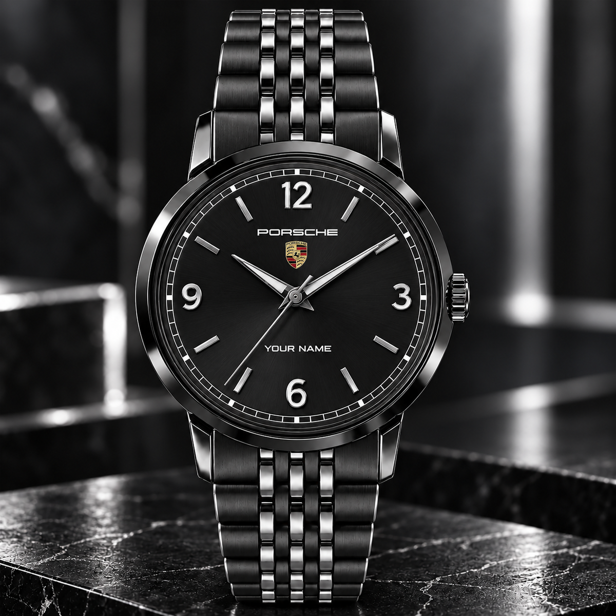 Pors Golden Timex Luxury Alloy Quartz Watch