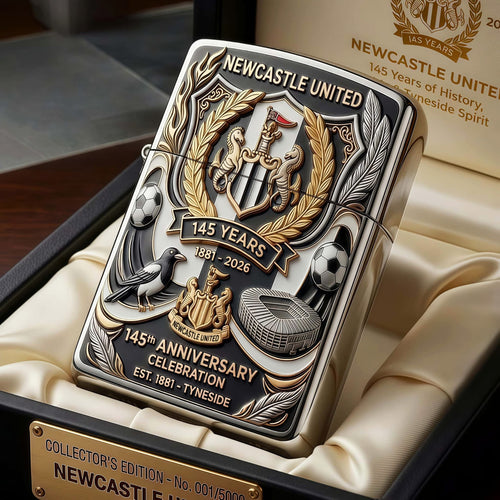 Newcastle 145th Anniversary Edition Luxury Zippo Lighter (1881-2026)