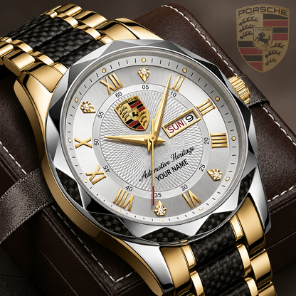 Personalized Porsche Automotive Alloy Charley Watch