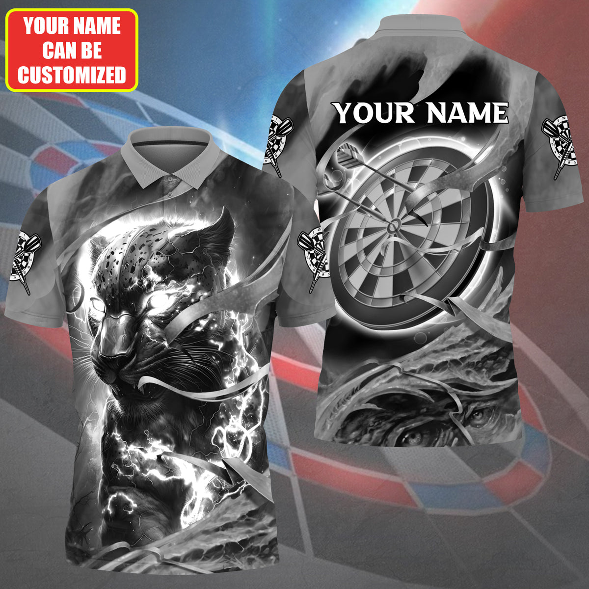 Dartboard Black Panther Personalized Name 3D Shirt For Darts Player S070701