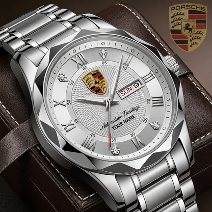 Personalized Porsche Automotive Alloy Charley Watch