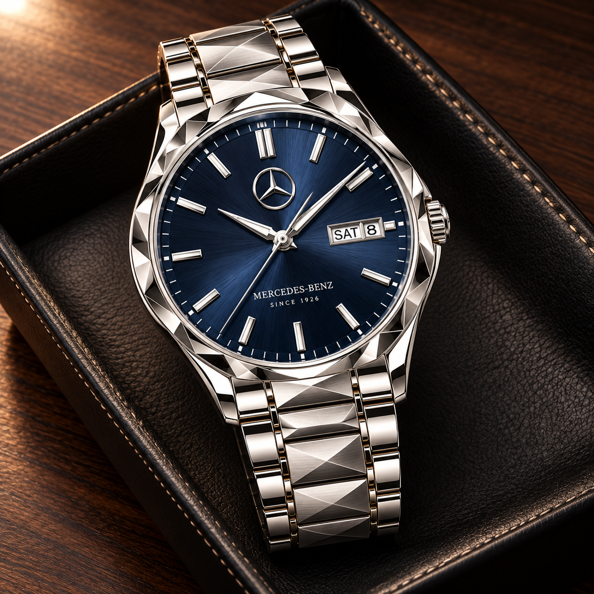 Merc Blue Sovereign Luxury Charley Watch