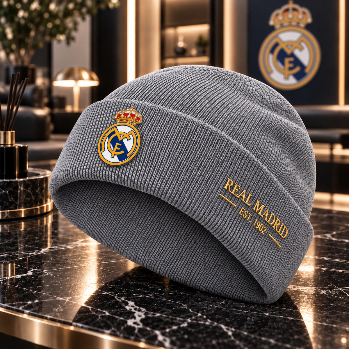 Real Classic Cuff Est.1902 Beanie Hat