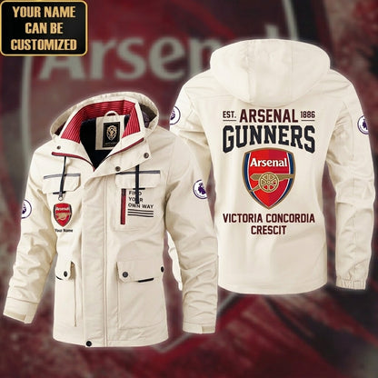 Arsenal Est.1886 Windbreaker Hooded Jacket