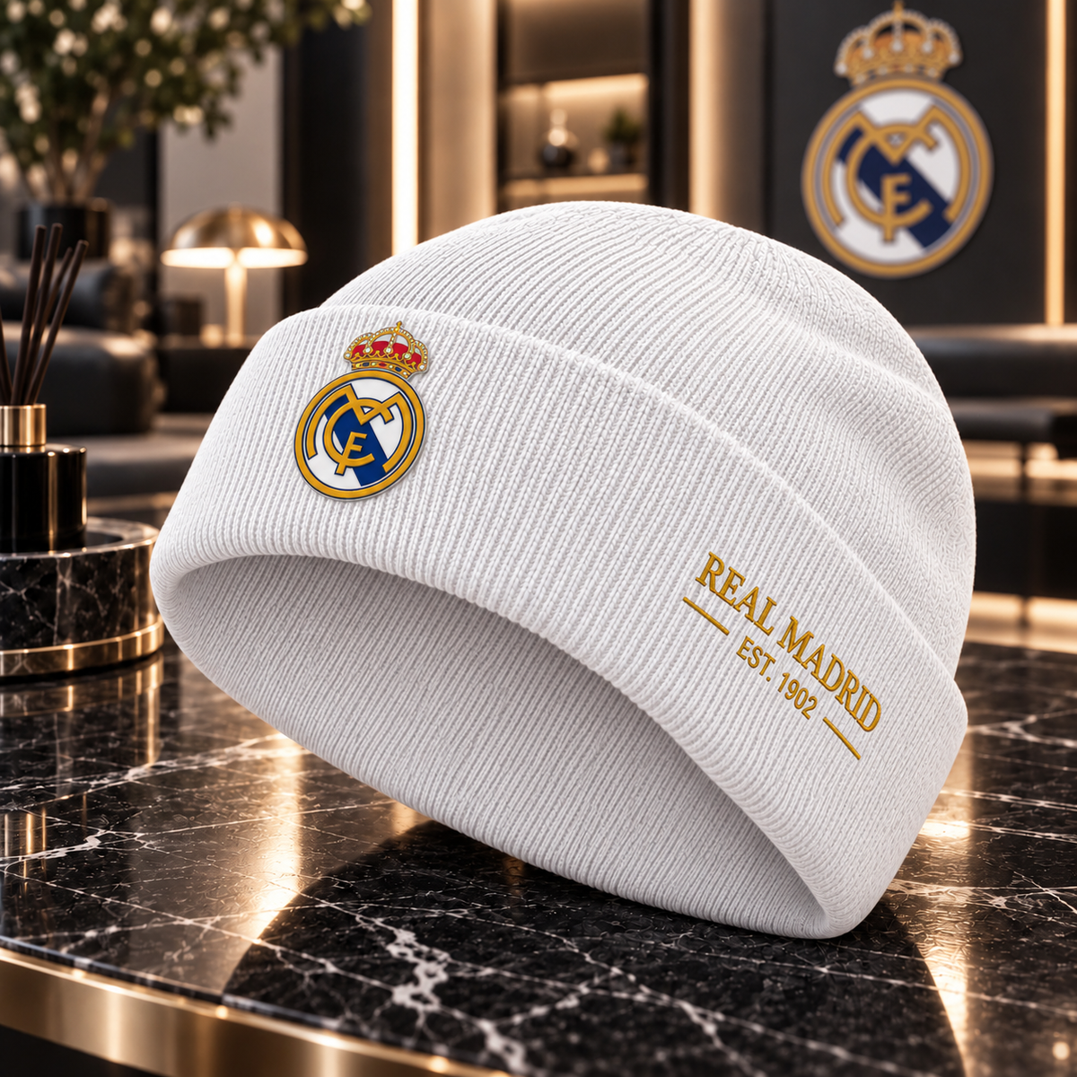 Real Classic Cuff Est.1902 Beanie Hat