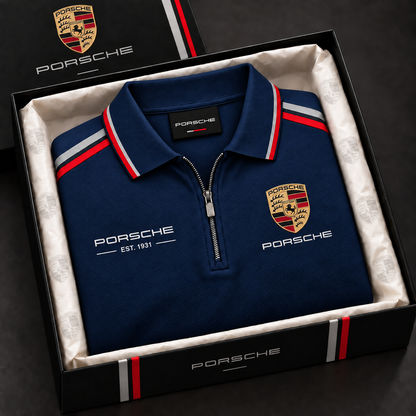 Personalized Pors Modern Zipper Polo ,T-shirt, Hoodie , Short , Polo , hawaii