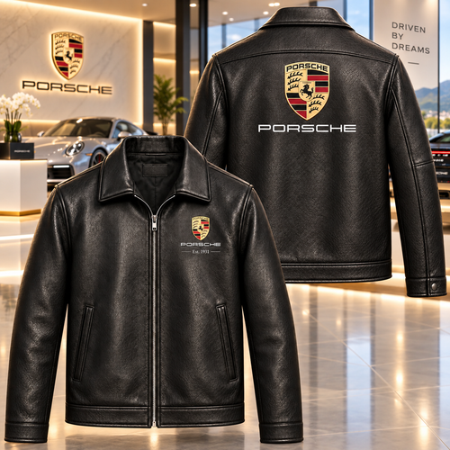 Pors Heritage 2026 Leather Collar Jacket