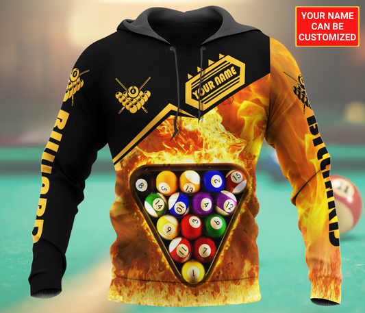 Personalized Name Billiard AK5 All Over Printed Unisex Shirt