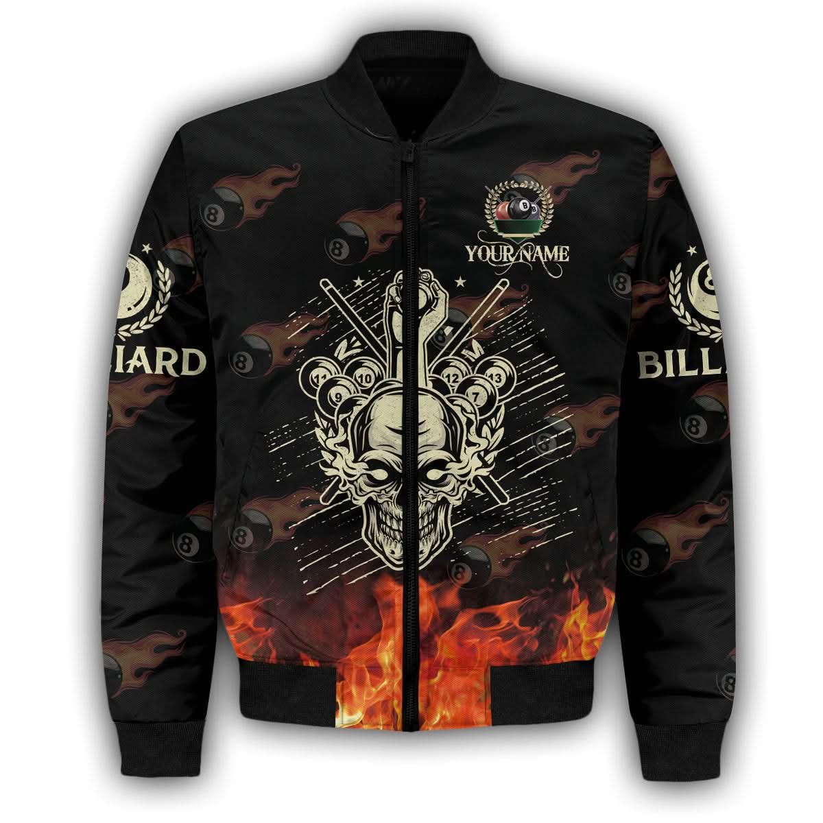 Personalized Name Billiard AK22 All Over Printed Unisex Shirt