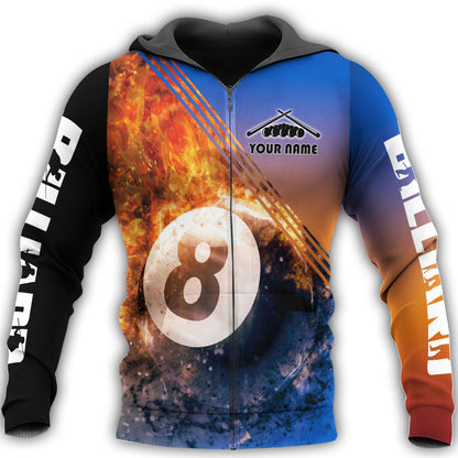 Personalized Name Billiard AK20 All Over Printed Unisex Shirt