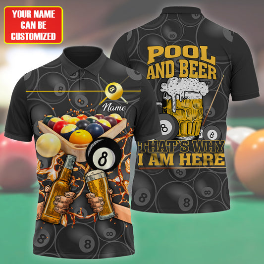 Personalized Name Billiard AK24 All Over Printed Unisex Shirt