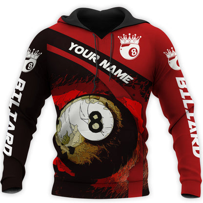 Personalized Name Billiard AK32 All Over Printed Unisex Shirt